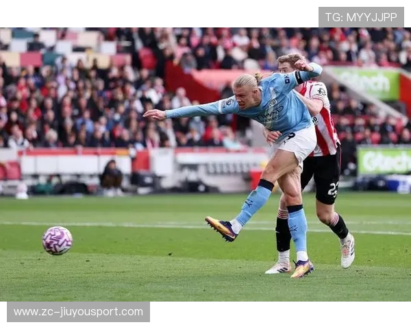 哈兰德双响一战3神迹，瓜帅盛赞比肩梅罗，曼城3-1黑马升英超第2，哈兰德比赛视频